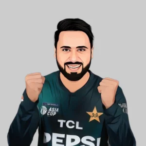 Faheem Ashraf profile picture with batting and bowling stats on CricProZone
