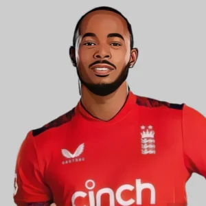 Jofra Archer bowling for England cricket team
