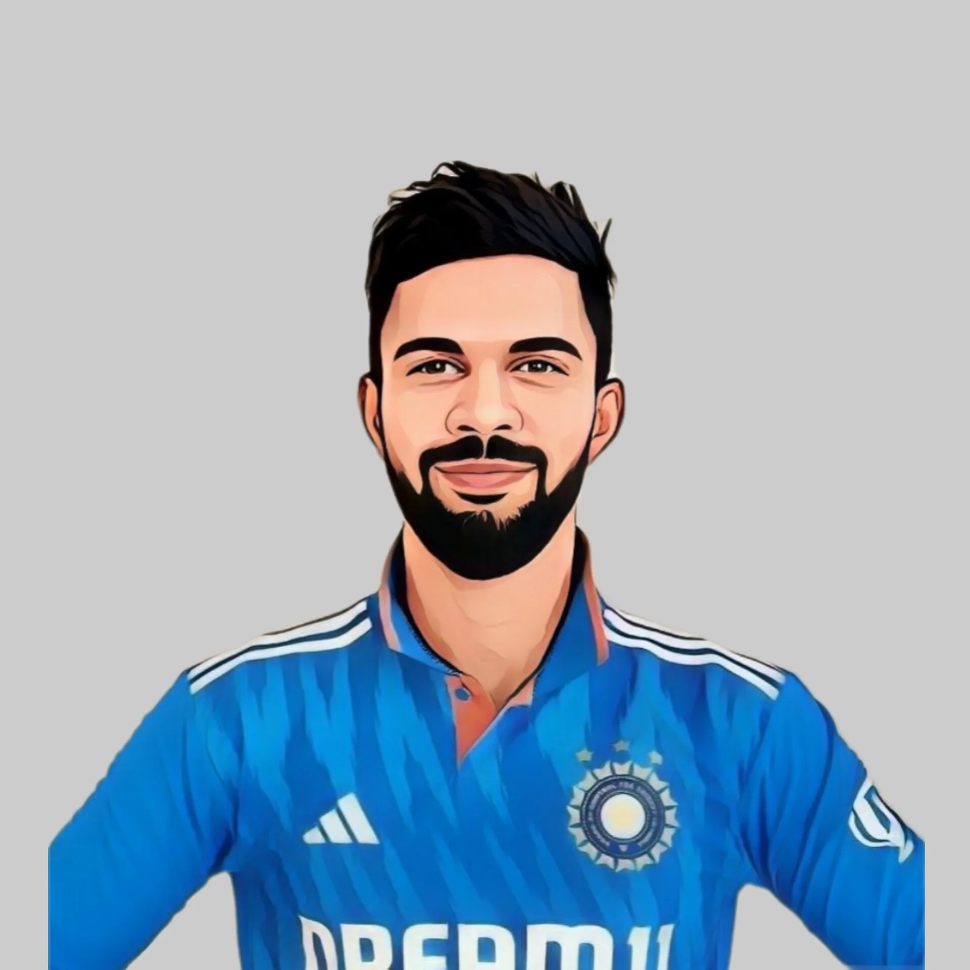 Ruturaj Gaikwad batting for India in 2025