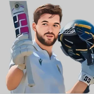 Wiaan Mulder batting for South Africa