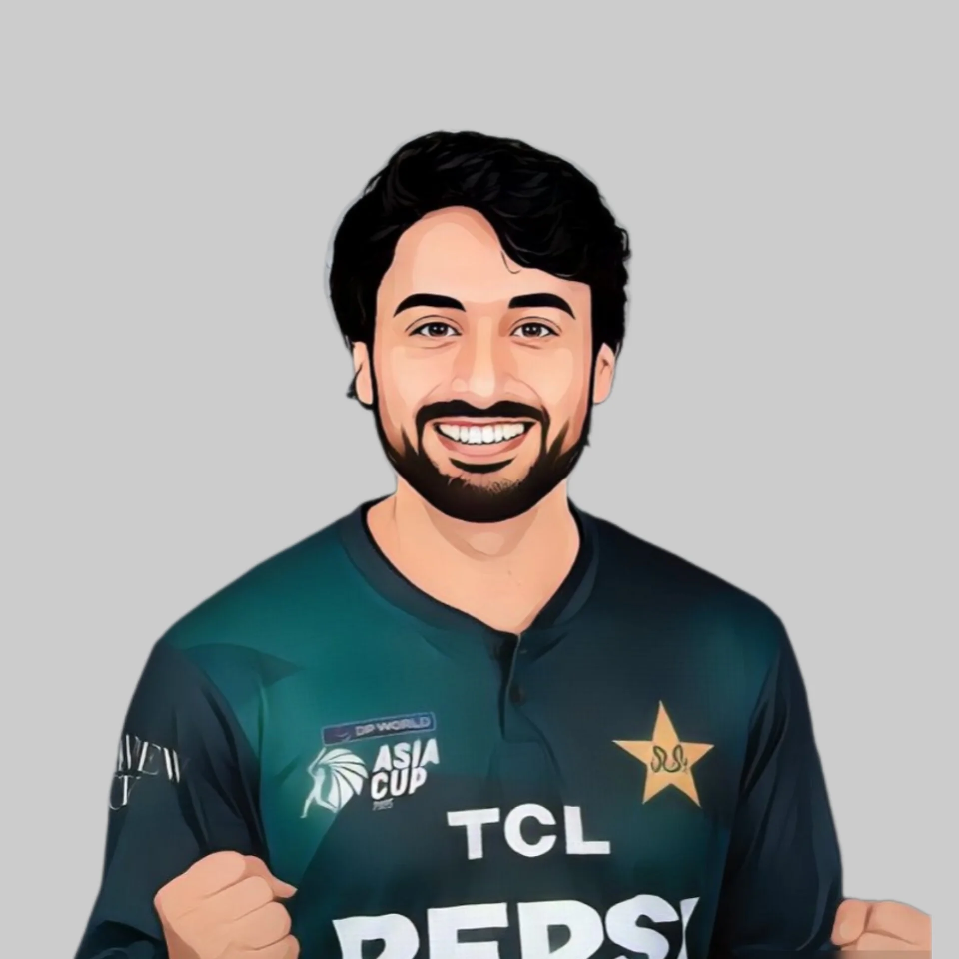 Abrar Ahmed profile picture with bowling stats and career details on CricProZone