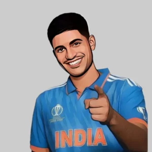 Shubman Gill batting for India in 2025