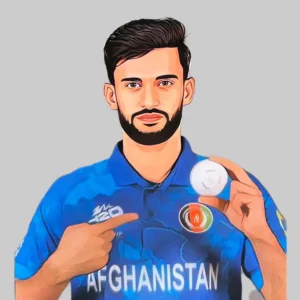 Azmatullah Omarzai Afghanistan cricket all rounder profile picture