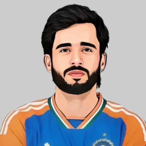Ravi Bishnoi bowling leg spin for India