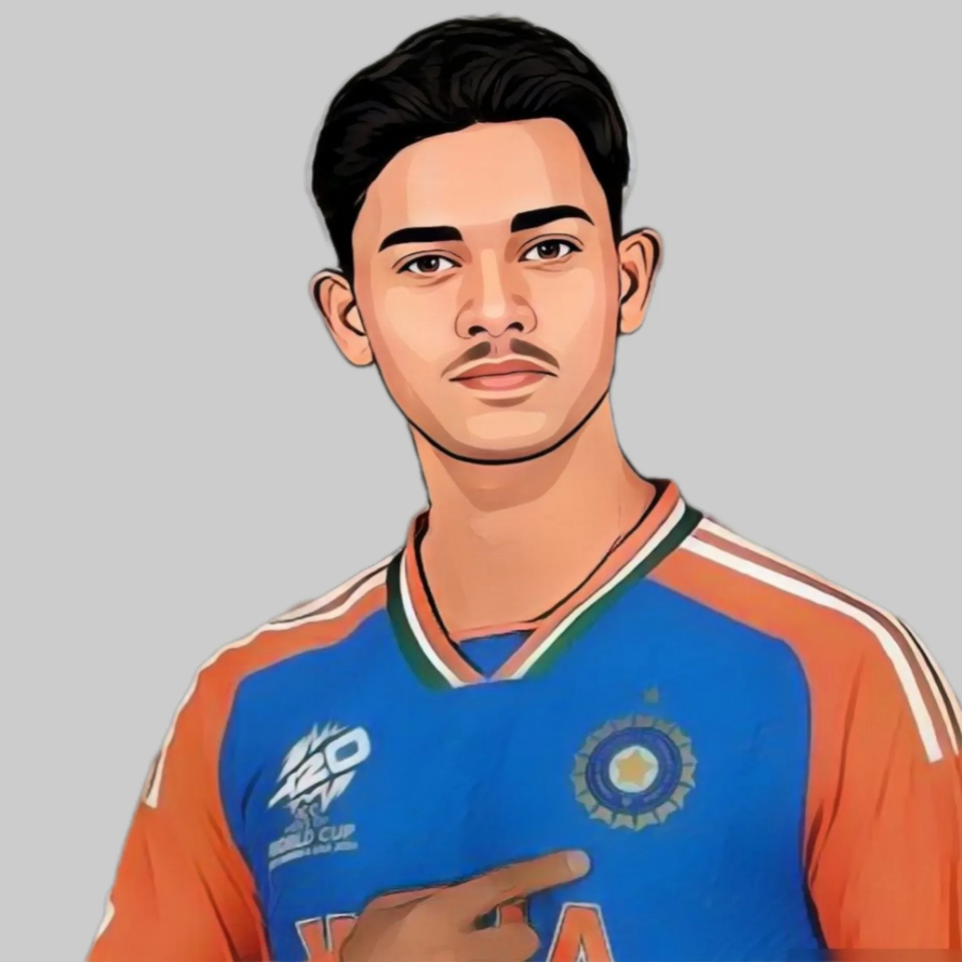 Yashasvi Jaiswal batting for India in 2025