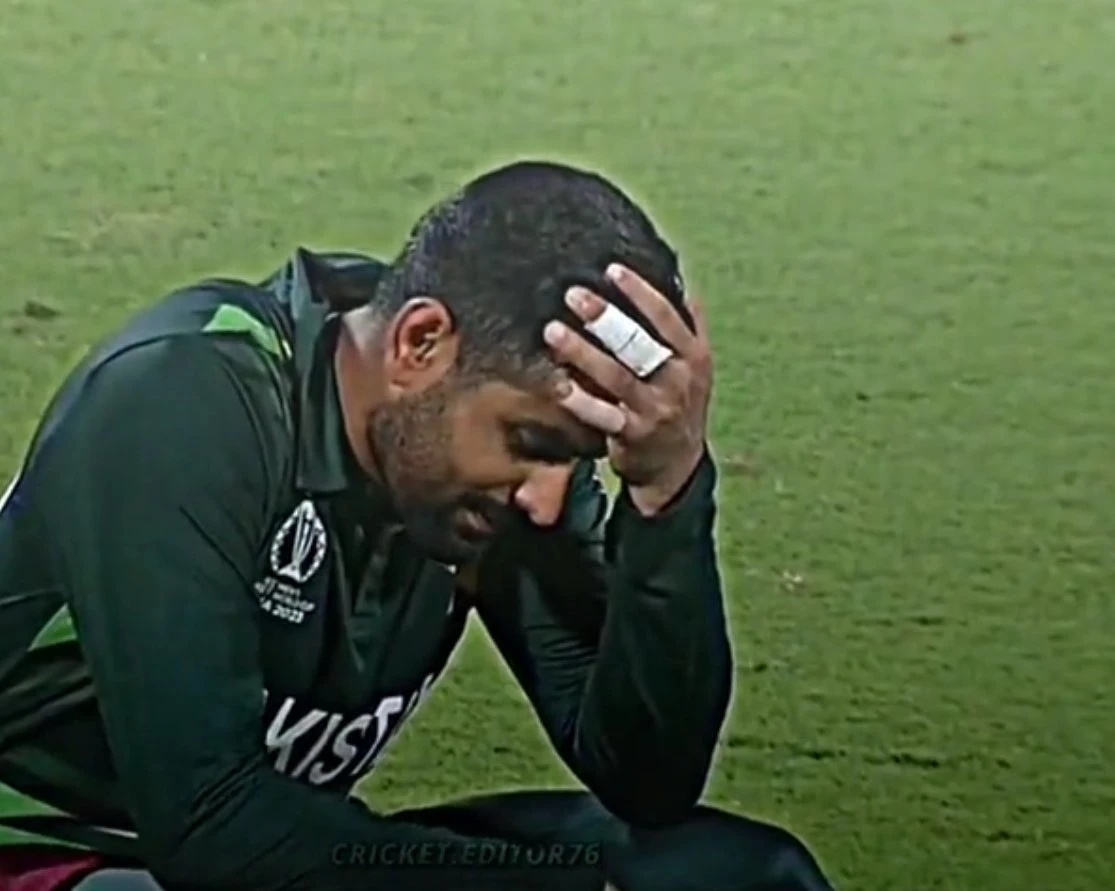 Babar azam very disappointed from team performance