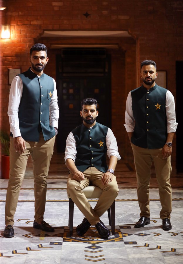 Pakistan team all rounders Shadab khan , Muhammad Nawaz and Usama Mir