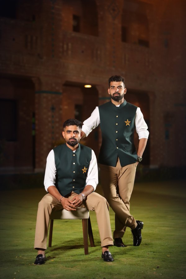 Captain Babar Azam and Voice Captain Shadab khan