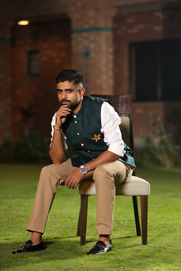 Babar Azam photo shoot before going to world cup 2023