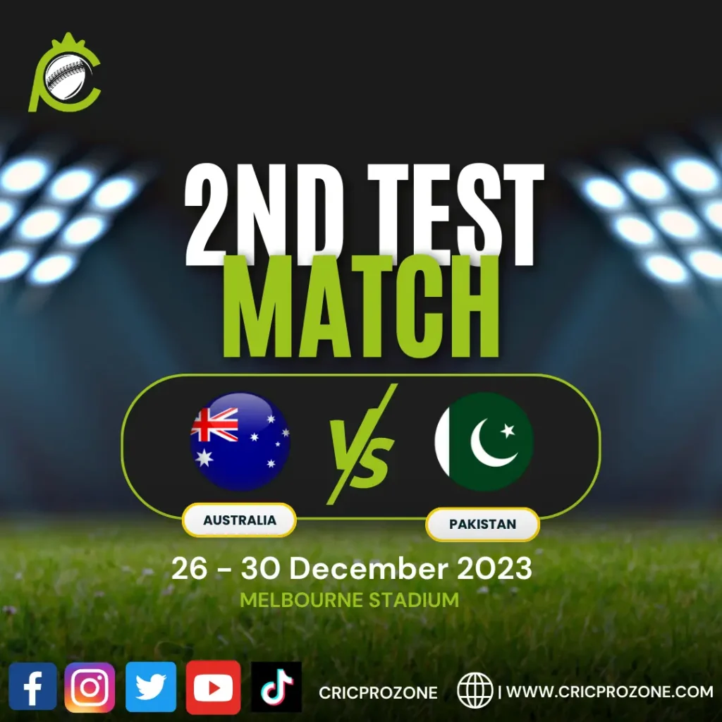 2nd Test Match Aus vs Pak