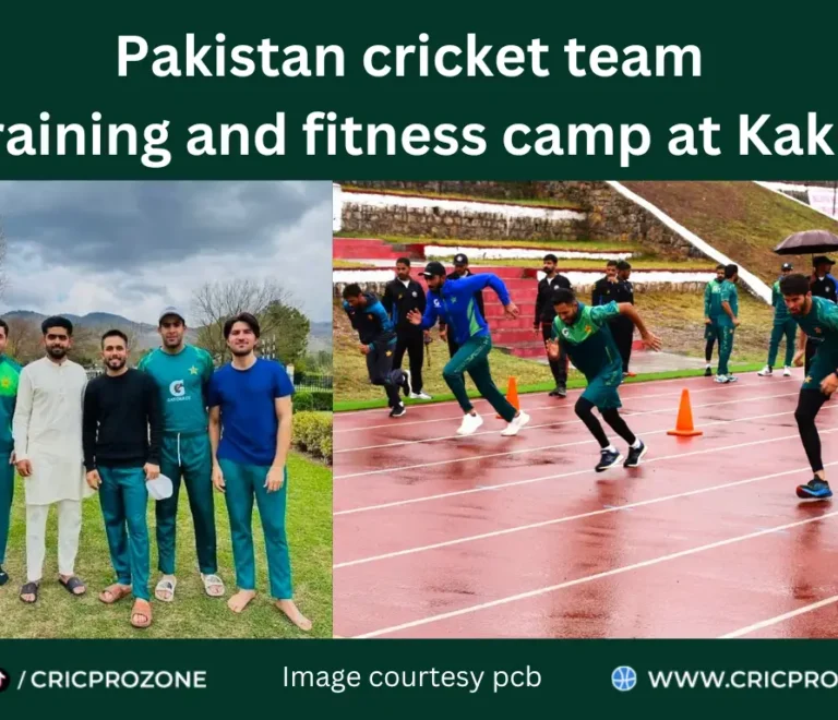 Pakistan cricket team training and fitness camp at Kakul