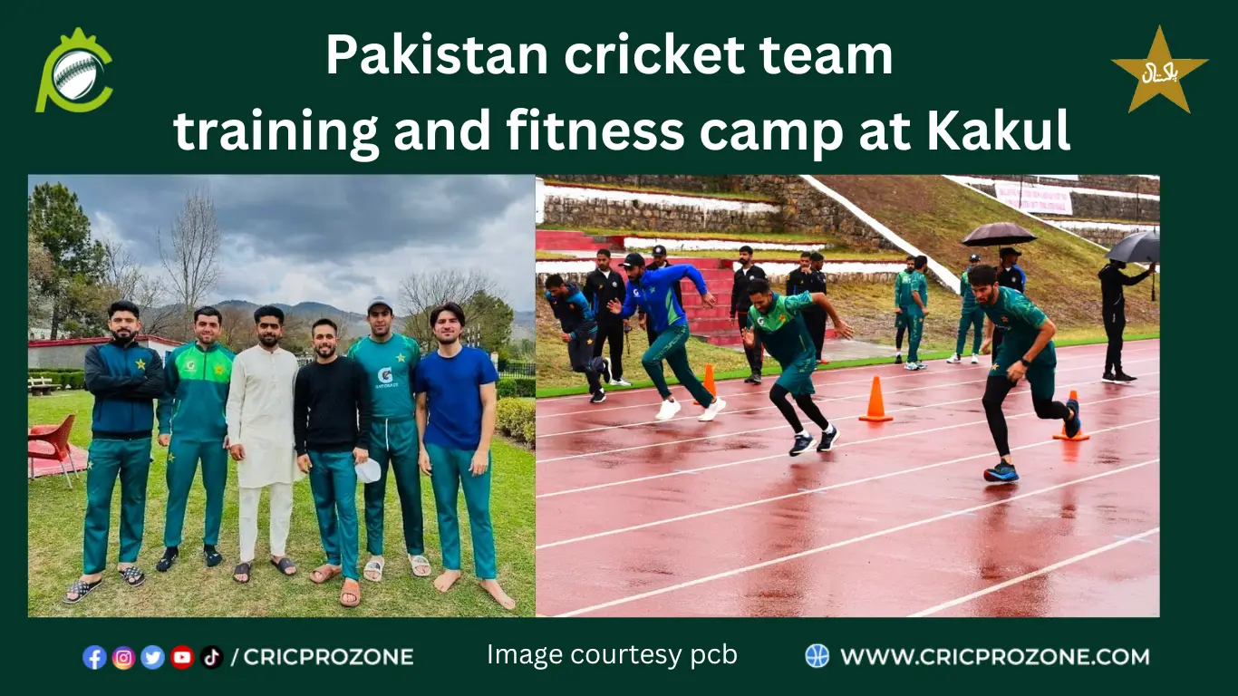 Pakistan team running & gym session at Kakul camp