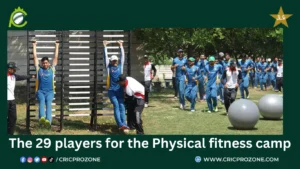 Pakistan cricket team training in Kakul Military Academy in Abbottabad