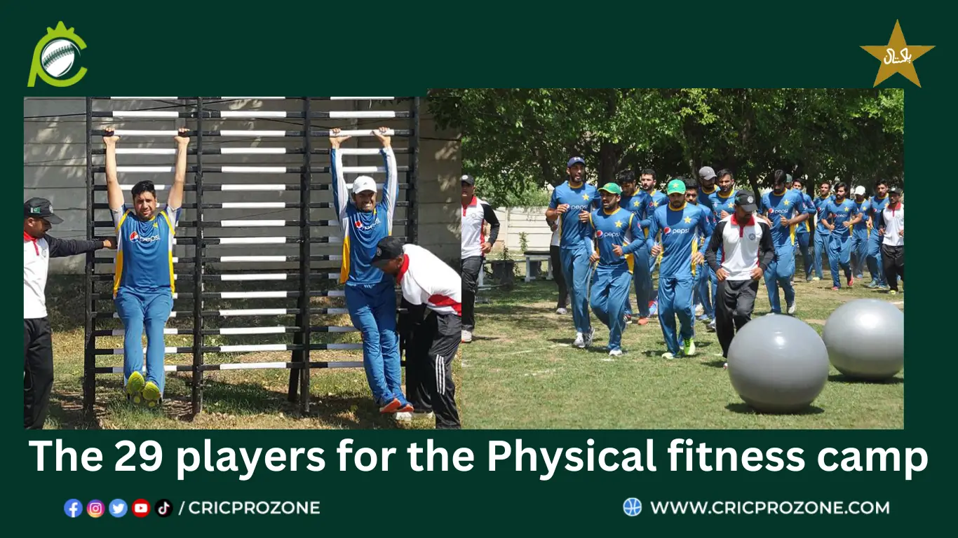 Pakistan cricket team training in Kakul Military Academy in Abbottabad