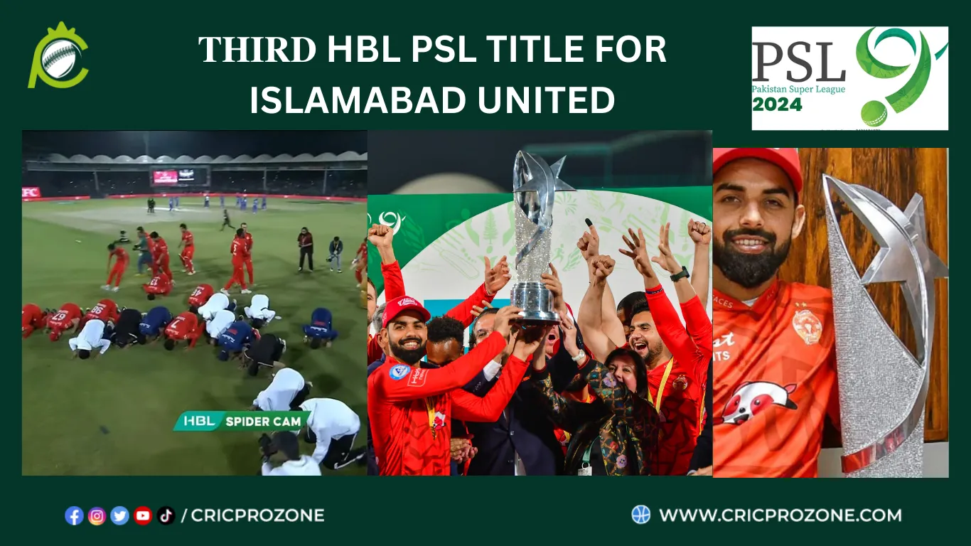 Islamabad United win PSL 9