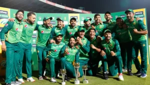 Pakistan cricket team celebrating biggest T20I wins by runs