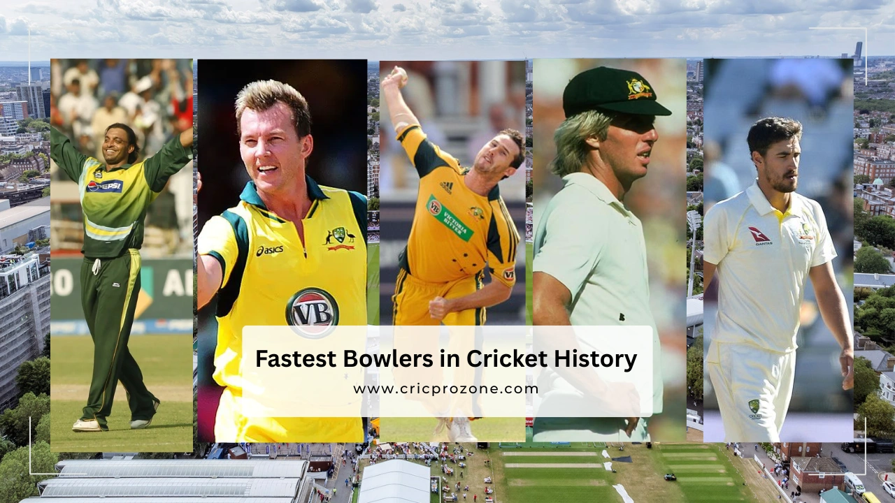 Top 10 fastest bowlers in cricket history with speed records