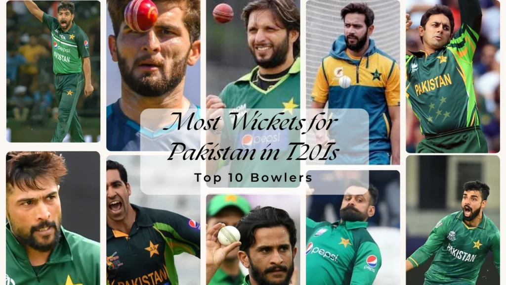 Top 10 Pakistani bowlers with most wickets in T20 Internationals