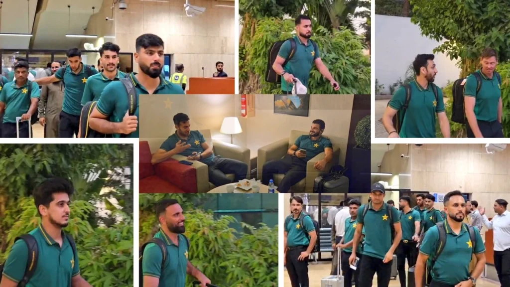 Pakistan squad departs for Bangladesh T20I series 2025