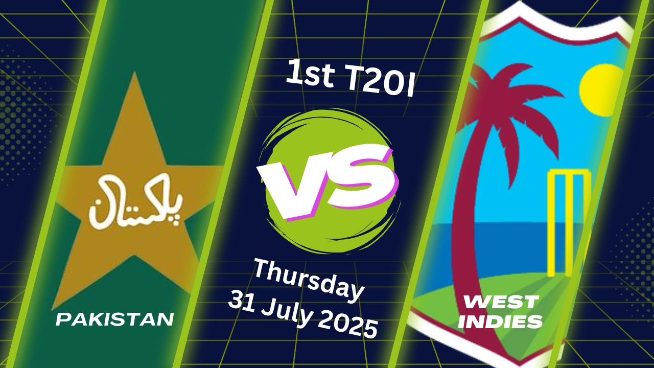 Pakistan vs West Indies 1st T20I match photo 2025