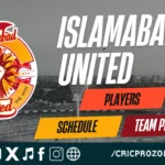 Islamabad United Squad 2026 – Full Players List, Match Schedule & Team Preview