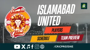 Islamabad United players lineup for PSL 2026