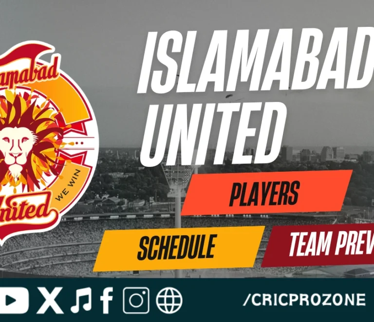 Islamabad United Squad 2026 – Full Players List, Match Schedule & Team Preview