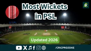 Top wicket takers in Pakistan Super League 2026 – PSL most wickets record
