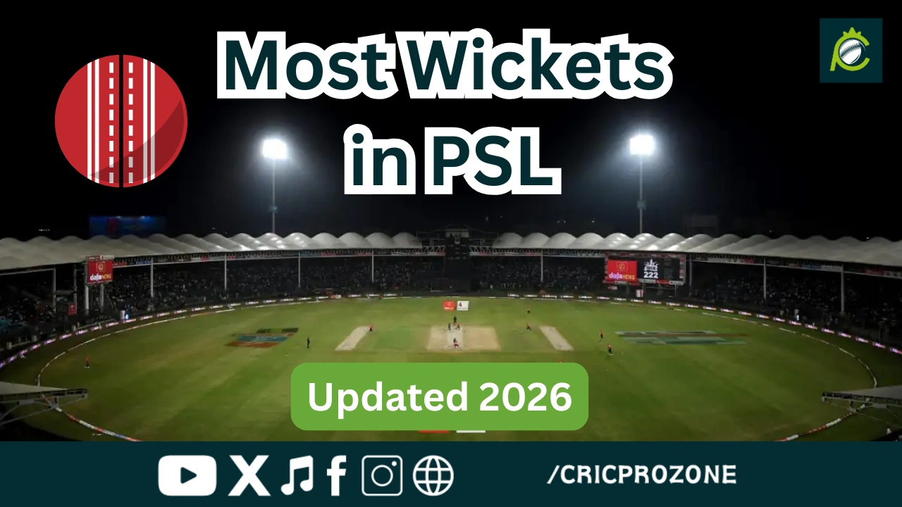 Top wicket takers in Pakistan Super League 2026 – PSL most wickets record