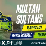 Multan Sultans Squad 2026 – Full Players List, Match Schedule & Team Preview