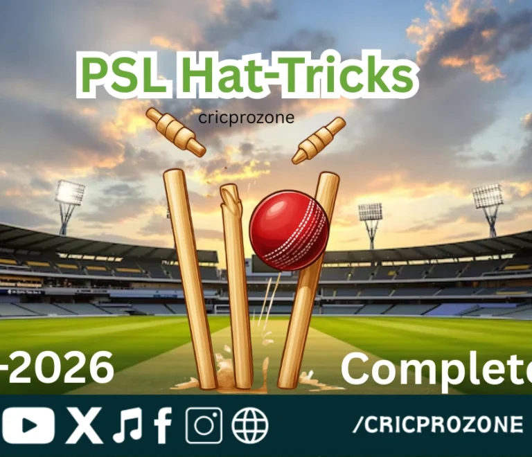 PSL Hat-Tricks List – Complete Record of All Hat-Tricks in Pakistan Super League (Updated 2026)
