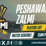 Peshawar Zalmi Squad 2026 – Full Players List, Team Preview & Match Schedule