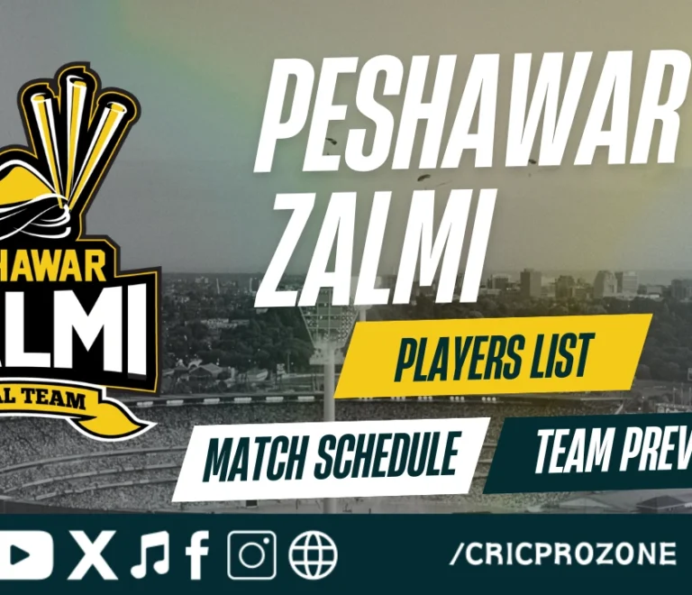 Peshawar Zalmi Squad 2026 – Full Players List, Team Preview & Match Schedule